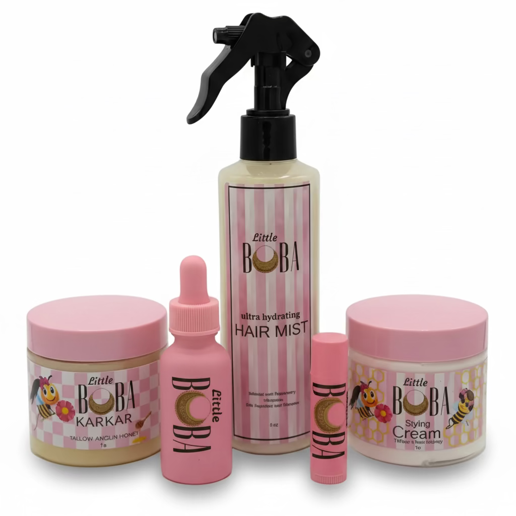 Little Boba Hair Set + Little Boba Hair Academy subscription